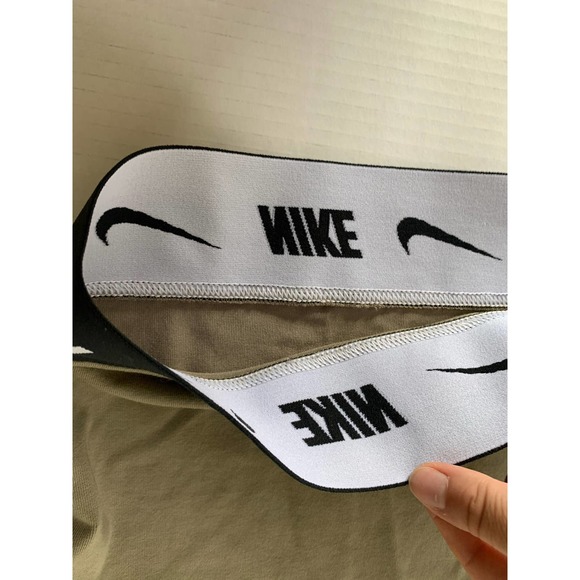 Nike Size Small Army Green Long Bra Crop Top - Picture 5 of 5